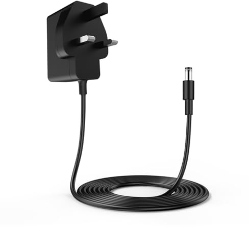 Power Adapter for Reebok, Z Power, York Fitness, Viavito Trainers & Bikes | Replacement Charger, 9V, Compatible with One Series Exercise Bike GB50 & GB40s, RVZS-10201BK, Aspire Cross Trainer 52056
