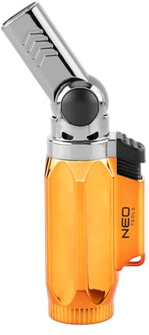 NEO TOOLS Präziser NEO TOOLS Gas-Mikrobrenner mit Piezozündung | 360° Arbeitsfunktion, 3g Gastank & 1300°C Temperatur, Ideal für feine Lötarbeiten, Erhitzen & Formgebung