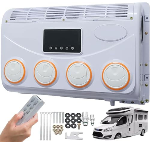 GHRERTX Climatiseur de Toit électrique for Camping-Car, unité de Toit Portable 12 V CC, système de Refroidissement électrique léger, Facile à Installer, for Camping-Cars, camions et Camping-Cars
