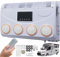 GHRERTX Aire Acondicionado eléctrico de Techo for RV, Unidad portátil de 12 V CC, Sistema de refrigeración eléctrico Ligero, fácil de Instalar, for RV, Camiones y autocaravanas.