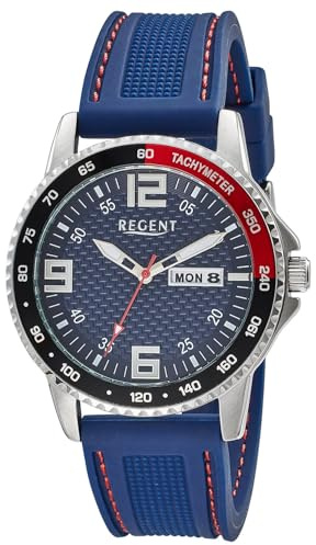 REGENT Herren-Armbanduhr 10 Bar Dunkelblau F-1652