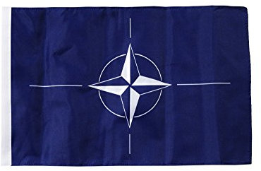 Flaggenfritze Flagge/Fahne NATO + gratis Sticker