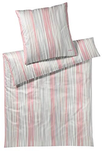 Joop! Bettwäsche Pinstripe coral 1 Bettbezug 140 x 200 cm + 1 Kissenbezug 70 x 90 cm