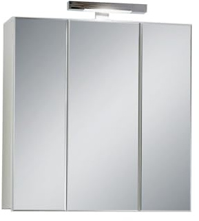 FMD Möbel, 925-003E Zamora 3 Spiegelschrank, Melaminharz beschichtete Spanplatte, Maße 70.0 x 69.0 x 19.0 cm (BHT)