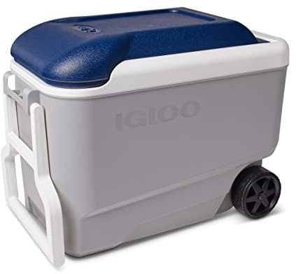Igloo Maxcold 40 Roller Nevera con Ruedas, 36 Litros, Gris