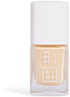 3INA MAKEUP - The Nail Polish 153 - Light yellow Nail Polish with Longwearing Formula - Gel Nail Polish Effect of Intense Color - Glossy & Smooth Finish Fast Drying Nail Polish - Vegan - Cruelty Free
