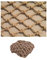 bandezid Dekoratives Jute-Hanfnetz, Jute-Schnur für Terrassendielen, Seil, Garten, Bündelungsnetz für Erwachsene, Fitness, Jute, Hängematte, verdickt, grob, Hanfseil, 1 x 1 m