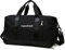Tokeya Sac de Sport Homme Femme avec Compartiment Chaussure et Poche Humide, 40L Pliable Sac de Voyage, Impermeable Sacs Fourre Tout Leger Sac Weekend à Bandoulière pour Fitness Piscine Sport, Noir