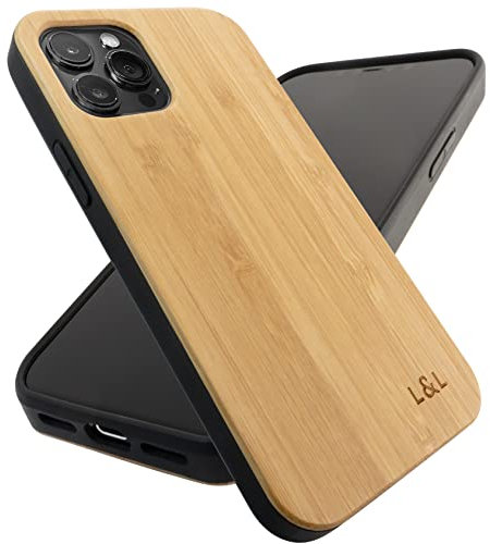 LOAM & LORE Wood Phone Case Bamboo Compatible with iPhone 13 Pro | Real Bamboo, Eco Friendly, Shockproof, Zero Waste, Protective Wood iPhone 13 Pro Case