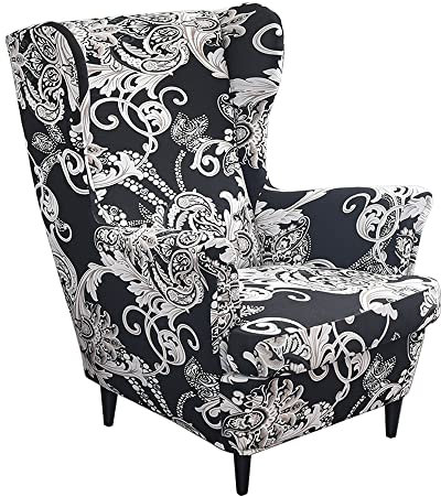 CHNSHOME Sesselhusse Ohrensessel 2 Stück Bezüge für Sessel Bezug für einen Ohrensessel sesselhusse Sesselüberzugs Ohrensessel Überzug