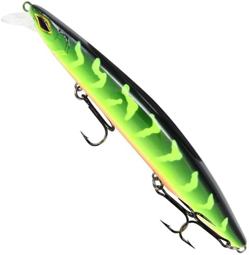 FTM Seika Nightveit Wobbler 140mm 14cm 27g Pike Weapon 8900197 Zanderwobbler Wobbler Lauftiefe 0,5-1m
