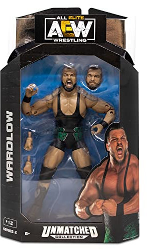 AEW Unübertroffene Aktionsfigur, Wardlow (AEW), Wrestling-Action-Figur, 15,2 cm, Kleiderschrank
