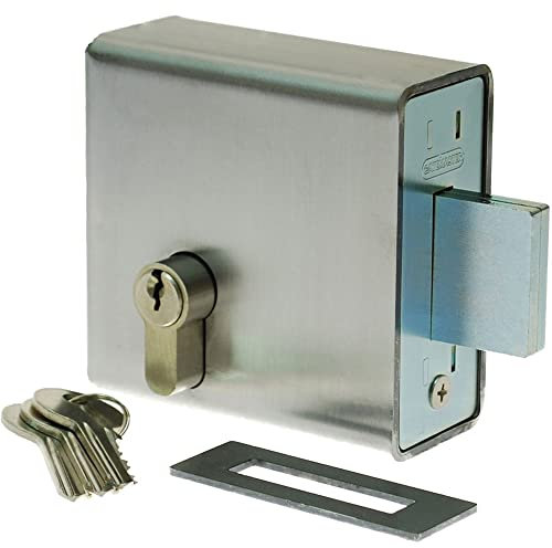 GATEMASTER Weld-In Double Throw Euro Deadlock - 50mm Case Width