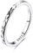 Milacolato 925 Silber Ring Für Damen Mädchen, 18 Karat Weißgold Vergoldetes Sterling Silberring Bandringe, 1,5mm Verlobungs Versprechen Fingerring 52 Diamant-Schneidring