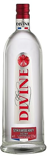 Pure Divine - Vodka Fraise, Vodka aromatisée des Vosges du Nord - 37.5% vol (1 x 1 l)