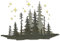 Sizzix Thinlits Stanzformenset Forest Shadows von Tim Holtz | 666334 | Hauchdünne Stanzformen aus Metall für Scrapbooking, Prägen, Journaling, Papier Kunststoff, Wald, One Size