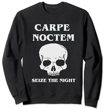 Carpe Noctem Aprovecha la Noche Metal Darkness Evil Sudadera