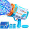 SLOOSH Seifenblasenmaschine Pistole, Seifenblasenpistole Kinder mit Licht, Bazooka Rakete Form Seifenblasenpistolen Blaster W/seifenblasen Lösung, Sommer Spielzeug, Geschenke, Hochzeit