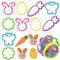 10PCS Easter Cookie Cutter Set – BPA-Free Plastic Biscuit Moulds, Bunny, Butterfly, Carrot, Egg & More, Reusable for Baking, DIY Crafts, Pancakes, Sandwiches, Fondant & Cake Decorating
