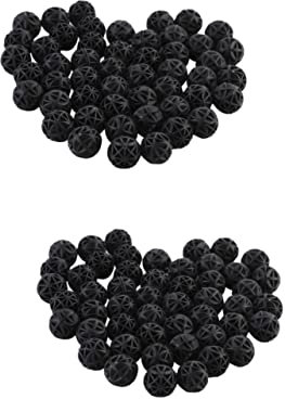 Beaupretty 200 STK Bälle Filtermedien Sieb biochemische Kugel Bälle Teichfilter Aquarienfilter Zubehör für Aquarien biologische Bälle Bio-Kugeln Schwamm Bio-Ball Bällebad Aquarium Filterkugel