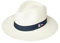 Chapeau avec Drapeau français. Fabrication entièrement Artisanale, réalisée à la Main. Chapeau pour Homme. Bonnet pour Femme. (FR/ES, Numérique, 61, Bord Moyen–Blanc cassé)
