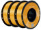 3D-Drucker-Filament 3 Rollen Seiden-PLA-Filament 3 kg 1,75 mm glatte, blasenfreie 3D-Druckfilamente (Color : 3KG Gold)
