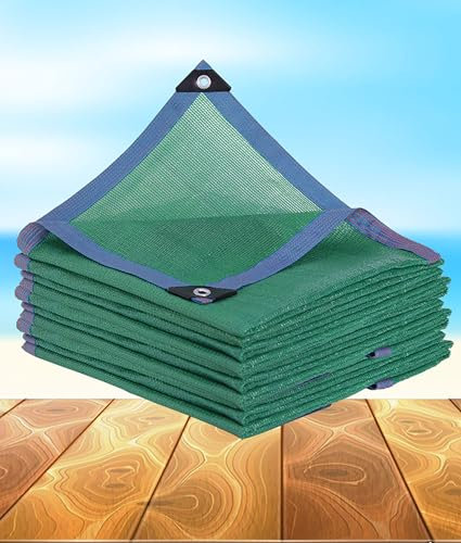 SGSKEIEY Tissu d'ombrage – 90% Filet Anti Chaleur, Filet Anti Feuille Piscine Filets D'Ombrage avec Oeillets, Toile Ombrage Protection Balcon Filet Protection Piscine en HDPE (3x5m/9.8x16.4ft)