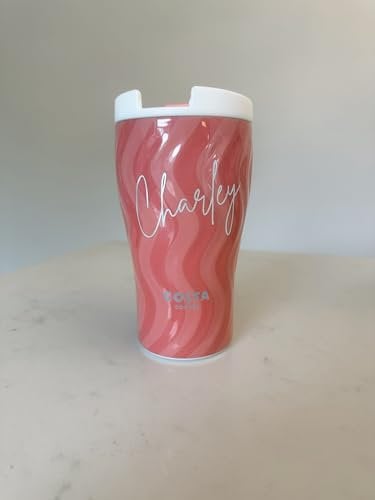 Costa Personalised Tall Travel Mug - Dusty Pink, Stainless Steel, 16oz