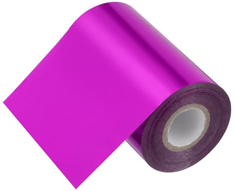 PATIKIL Heißprägefolie, Papierrolle, Wärmeübertragungsfolie, Papierrolle, Folienprägepapier für Leder, DIY, Logo, Dekoration, Handwerk, Geschenkverpackung, Scrapbooking