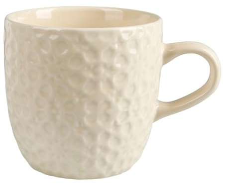 GENEVIEVE LETHU 537673 Mug 40 cl Porcelaine New bone - Collection ELEGANCE ORIENT - Ø 9 cm H 9 cm - Coloris Beige
