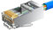 MOGOOD Paquete de 50 enchufes modulares RJ45 Cat 6, conector RJ45 blindado (Extremos Cat 6/Conector Cat6/Enchufes modulares RJ45/Enchufes Ethernet/8P8C) para cable Ethernet S/FTP sólido o trenzado