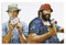 JANSD Bud Spencer und Terence Hill Drucke, Poster, Leinwand, Wandkunst, Ölgemälde, Dekoration, ungerahmt, 30,5 x 45,7 cm