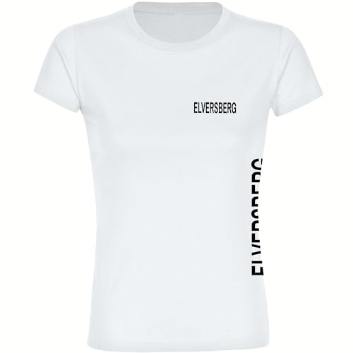 multifanshop Damen T-Shirt - Elversberg - Brust & Seite