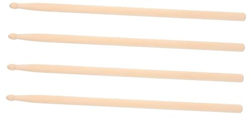 SUPVOX 2paires Baguette Musicale Bois Pour Débutant Accessoires De Batterie Percussions Acoustiques Ou Jazz Lot
