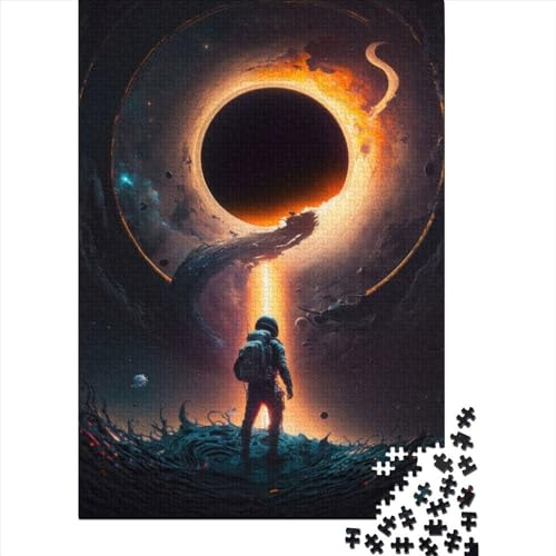Puzzle mit 1000 Teilen von Black Hole2 für Erwachsene, Lernspiel aus Papier für Jugendliche, 38 x 26 cm