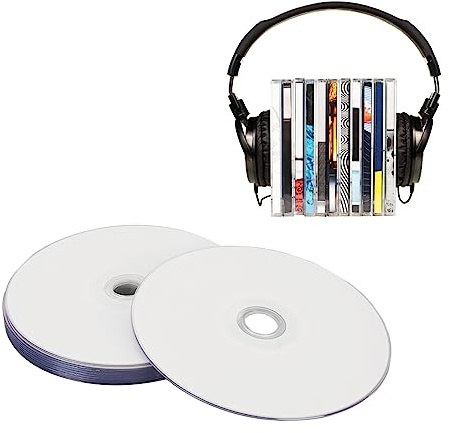 DVD-R-Rohling, 4,7 GB, 16-Fach, hohe Geschwindigkeit, robust, für PC Mehrzweck, beschreibbare Medien Rohlinge DVDs Brennen für Musik Videos Fotos Bilder MP3-Dateien (50 Stück)