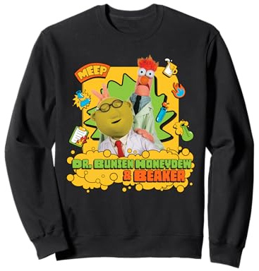 Disney The Muppets Bunsen & Beaker Muppet Labs Photo Sweatshirt