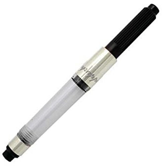 Montegrappa Converter 2 Screw-In, Silber Schwarz, 5 Stück, 1 Stück (1er Pack)