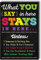 AprilLove Poster, Aufschrift What You Say In Here, Bürodekoration, Therapeutenbüro, Beratungsbüro, Vertraulichkeitsposter, Geschenk für Beratung, Beratung, Vertraulichkeit, Sozialarbeiter