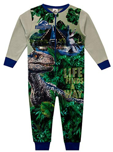 Jurassic World Pigiami Interi a Maniche Lunghe per Ragazzi Dinosauri