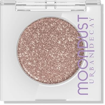 Urban Decay 24/7 Moondust Glitter Eyeshadow Single - Sparkly Eye Glitter Makeup, Long-lasting, Highly Reflective Shimmer, Eye Shadow Topper, Space Cowboy (Champagne Gold Silver Sparkle) - 0.06 oz