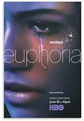 DSGDSF Euphoria TV-Serie Zendaya Leinwand-Kunstposter und Wandkunstdruck, modernes Familien-Schlafzimmer, Dekor-Poster, 30 x 45 cm