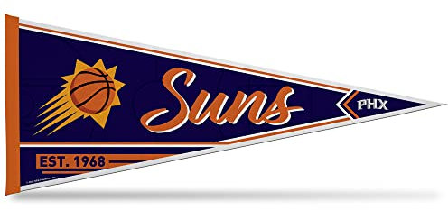 Rico Industries NBA Basketball Phoenix Suns Classic 30,5 x 76,2 cm Filz-Wanddekoration, ideal für Zuhause/Schlafzimmer/Männerhöhle