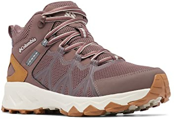 Columbia Peakfreak II Mid Outdry WP wasserdichte Wanderstiefel für Damen, Braun (Basalt x Dark Stone), 38.5 EU