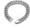 HSWYFCJY 13.5mm Kubanische Armband Iced Out Miami Silber überzogen Hip Hop Full CZ Diamant Armband für Männer,Länge 21cm