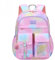 Primary Girls Backpacks Gradient Heart-Star, Elementary School Bags Bookbags for Girls, Gradient Pink-Large