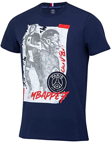 Paris Saint-Germain T-Shirt PSG - Kylian Mbappé - Collection Officielle Taille Homme XL