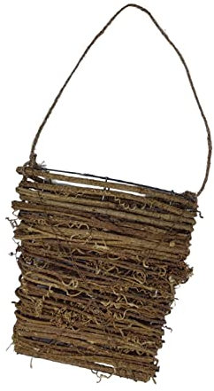 Sharplace Korb mit Frühlingsblumen Haustür, Blumentür-Aufhänger-Korb-Kunstblumen-Körbe draußen für Salon-Hausdekorations-Geschenke, Ohne Blumen
