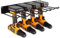 ZOFUN Portautensili da parete, porta attrezzi da parete, organizer da parete per attrezzi, 4 scomparti, organizer per utensili elettrici per garage, officina