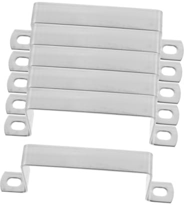 Homoyoyo 6 Stück Klemmhalterung Für Rohrdeckenmontage Edelstahl 304 Vielseitig Einsetzbar